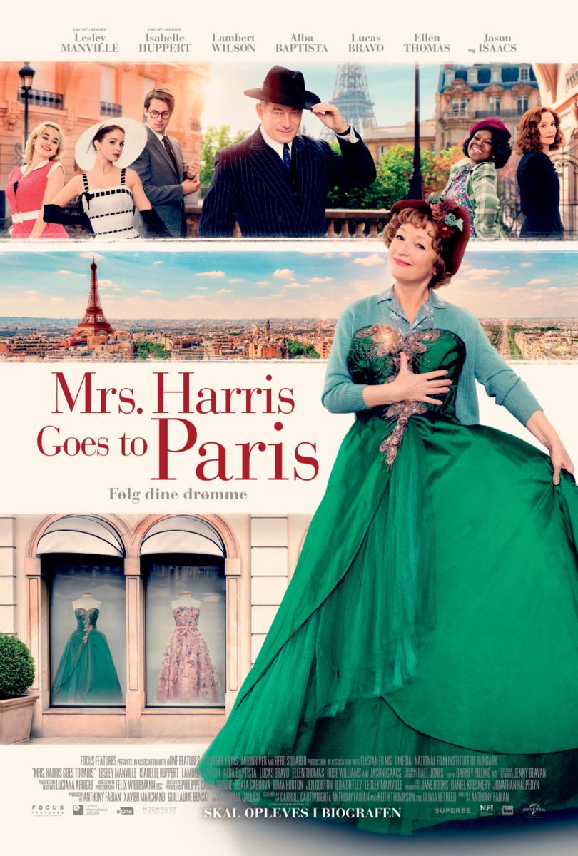død Underskrift Ti Mrs Harris goes to Paris | Medierådet